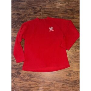 VTG 90's EMBROIDERED CADILLAC SOFFE SWEATSHIRT Fleece Crewneck RED